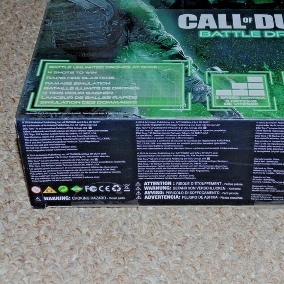 2016 DGL Toys Call of Duty Battle Drones RC Rechargeable Quadcopter Brand New - Picture 13 of 14
